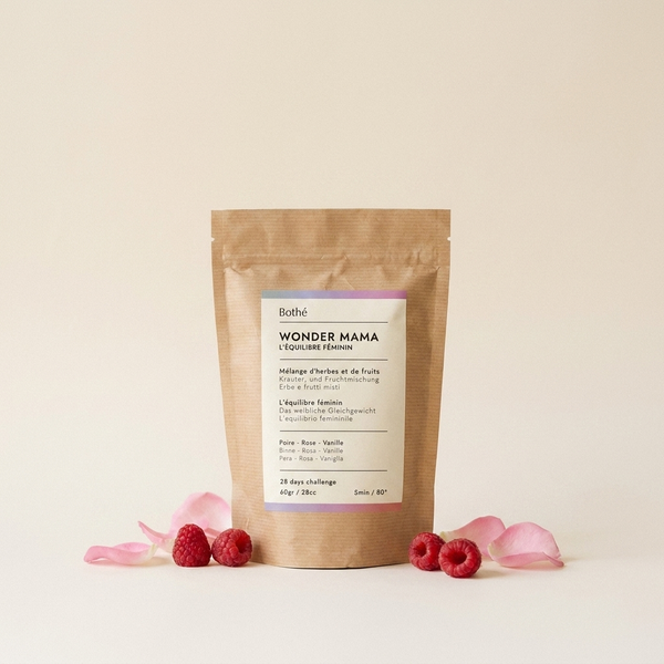 Tisana WonderMama di Bothé — rose e fiori di lavanda