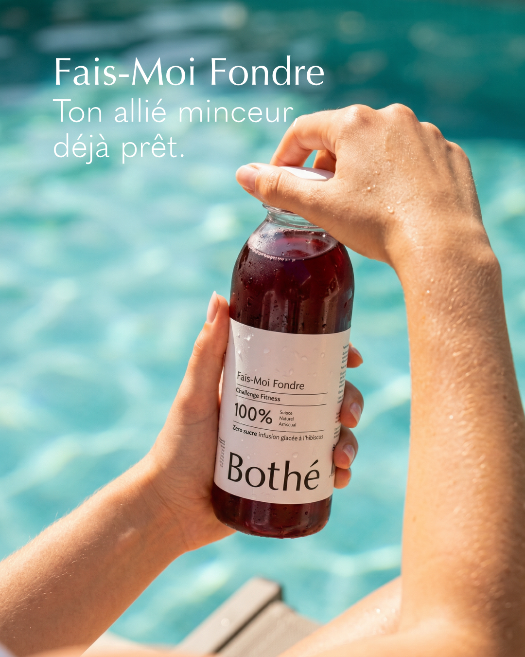 Infuso freddo rinfrescante «Fais-Moi Fondre» all'ibisco di Bothé Swiss