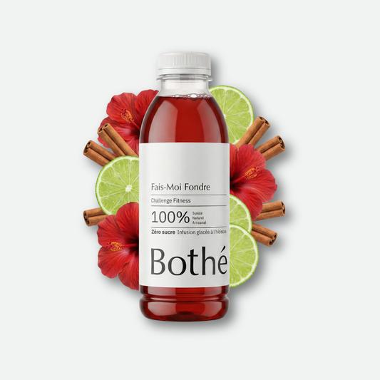 Bottiglia di infuso freddo «Fais-Moi Fondre» all'ibisco, pronto da bere, Bothé Swiss