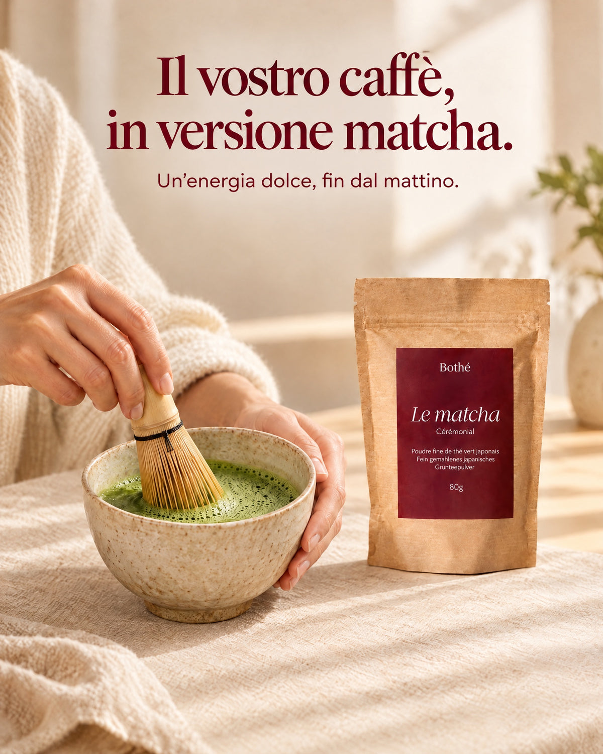 Matcha Bothé – matcha sbattuto con il chasen, il caffè in versione matcha (lang:it)
