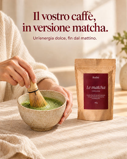 Matcha Bothé – matcha sbattuto con il chasen, il caffè in versione matcha (lang:it)