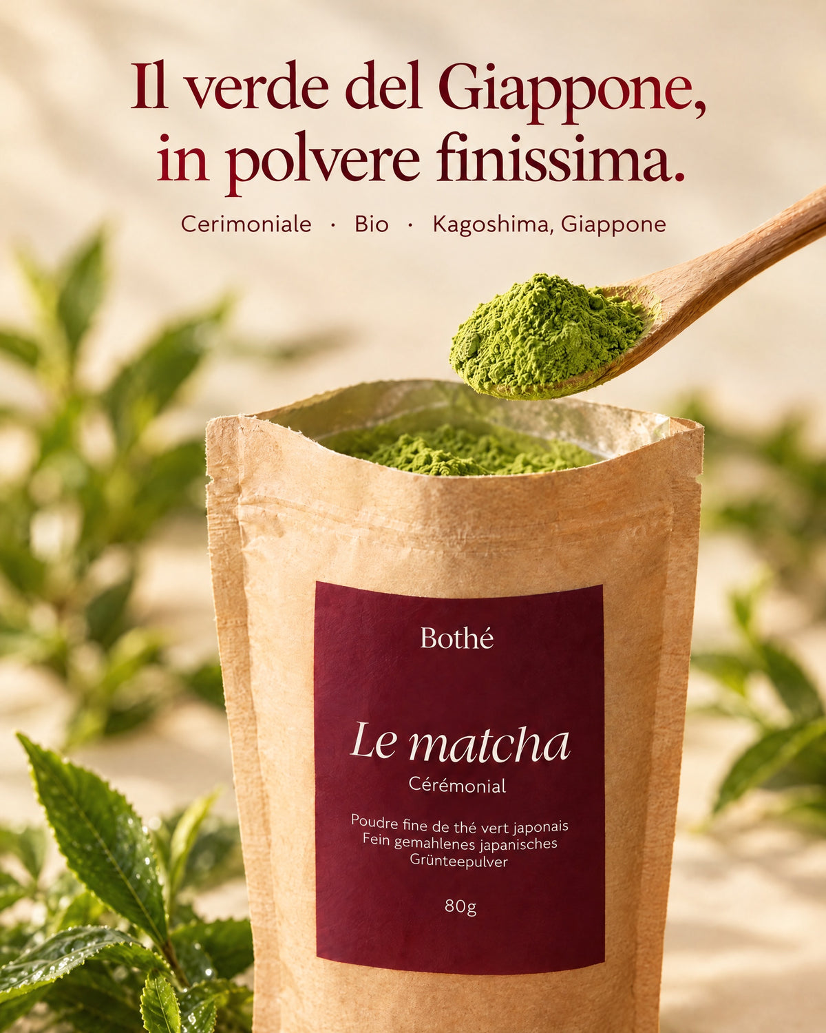 Matcha Bothé – polvere finissima di matcha cerimoniale bio di Kagoshima (lang:it)
